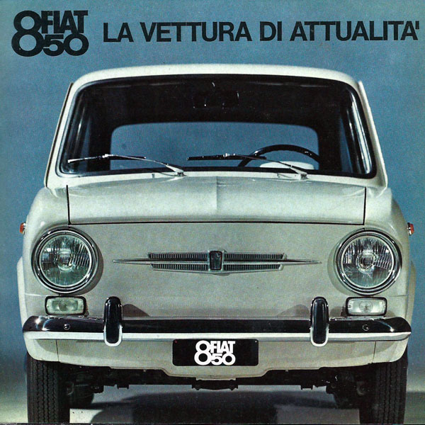 Fiat 850 reclame: la vettura di attualita