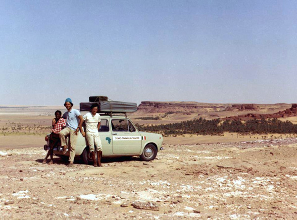 Fiat 850 in de Sahara