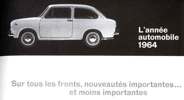 Fiat 850 automobil revue 1964