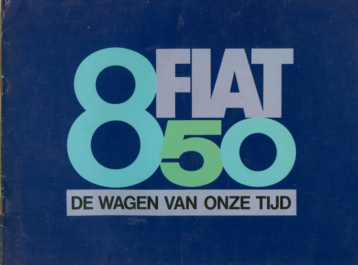 Folder Fiat 850 Nederlands