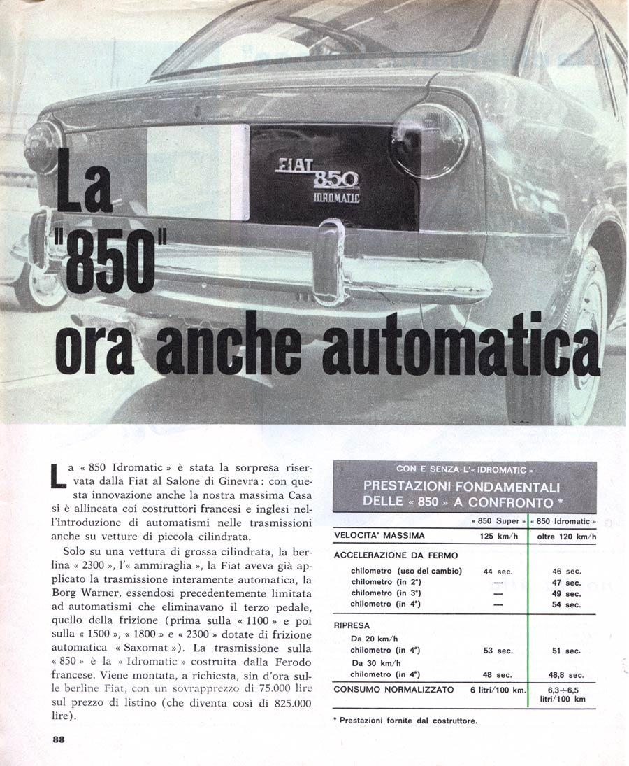 Fiat 850 idromatic