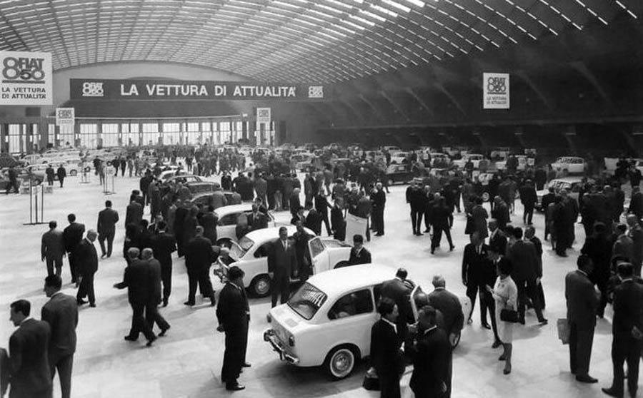 Fiat 850 introductie 1964 Turijn