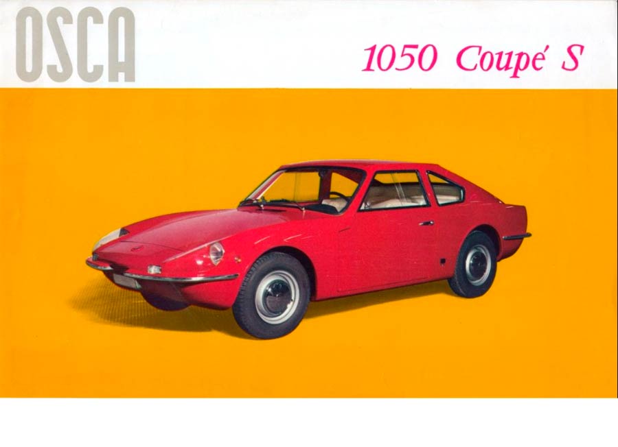 osca 1050 coupe brochure 1966