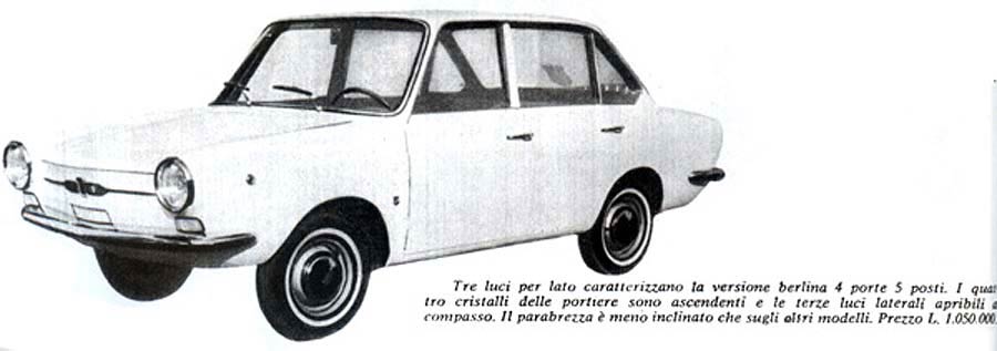 Moretti 850 Berlina 4porte 1964