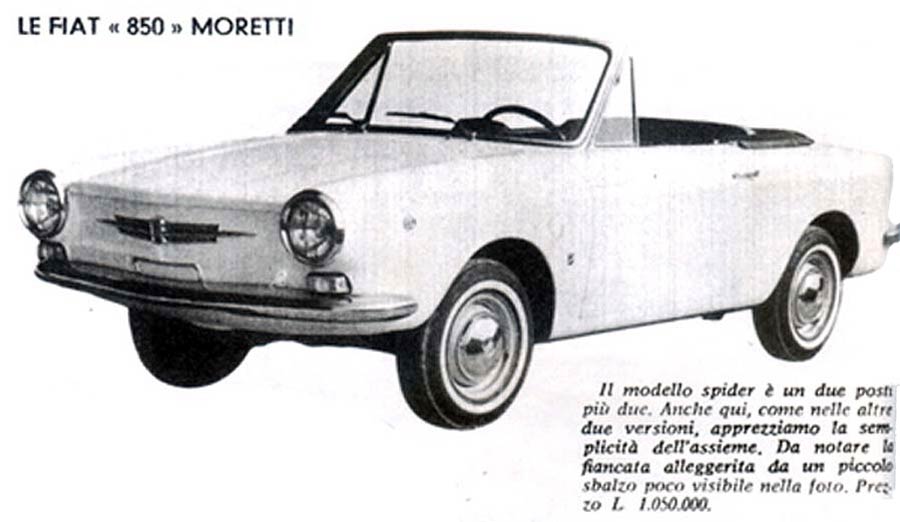 Moretti 850 Spider 1964