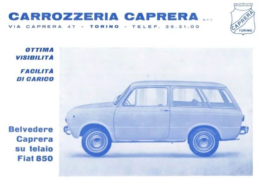 Fiat 850 caprera belvedere