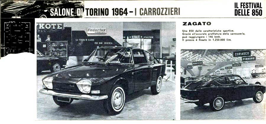 Zagato Z 850 Turijn 1964