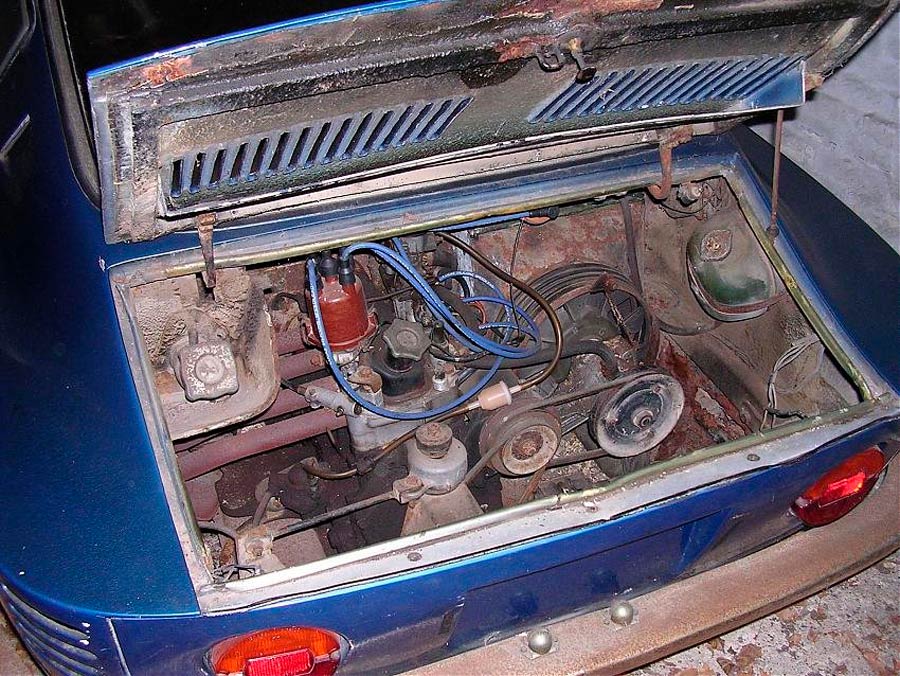 Fiat 850 Zagato Z in Denemarken